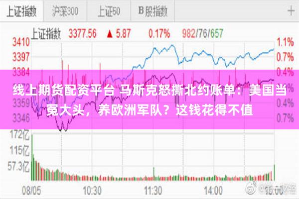线上期货配资平台 马斯克怒撕北约账单：美国当冤大头，养欧洲军队？这钱花得不值
