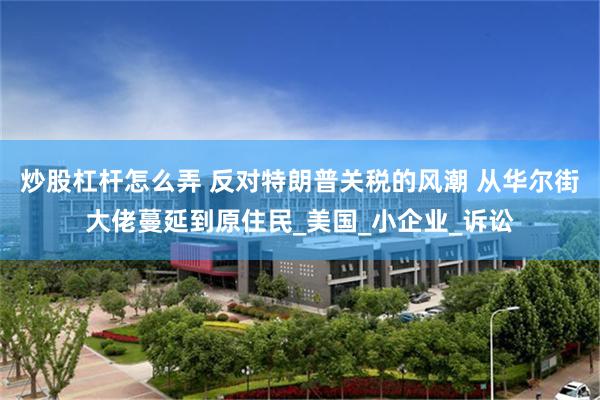 炒股杠杆怎么弄 反对特朗普关税的风潮 从华尔街大佬蔓延到原住民_美国_小企业_诉讼