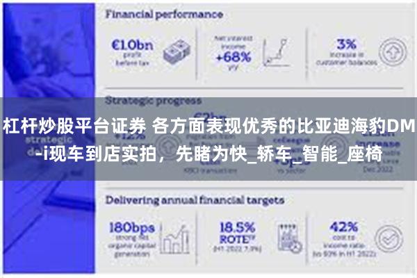 杠杆炒股平台证券 各方面表现优秀的比亚迪海豹DM-i现车到店实拍，先睹为快_轿车_智能_座椅