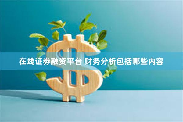 在线证劵融资平台 财务分析包括哪些内容